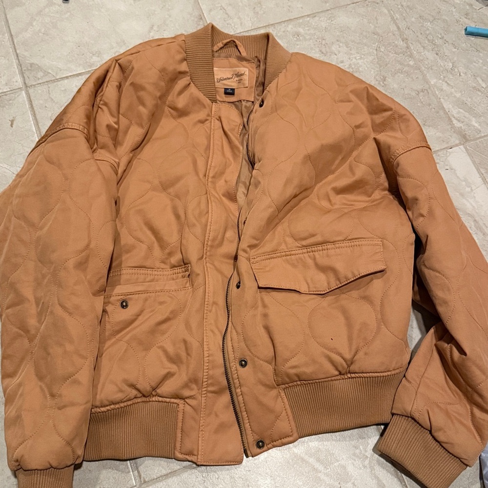 Universal Thread Light Brown Quilted Jacket